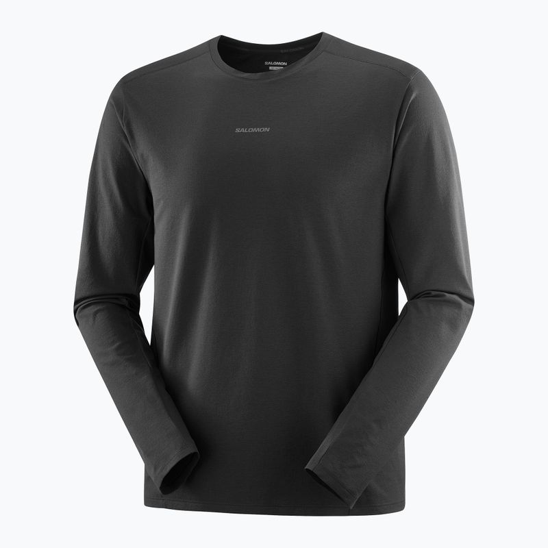 Pánské tričko Longsleeve Salomon Trackline deep black 4