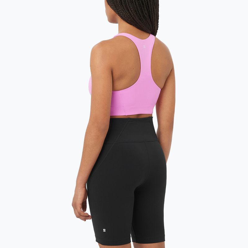 Tréninková podprsenka Salomon Shakeout Core cyclamen 2