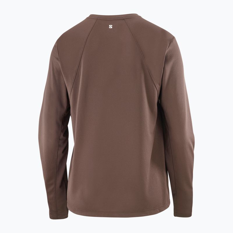 Dámské tričko Longsleeve Salomon Shakeout Core coffe bean 4