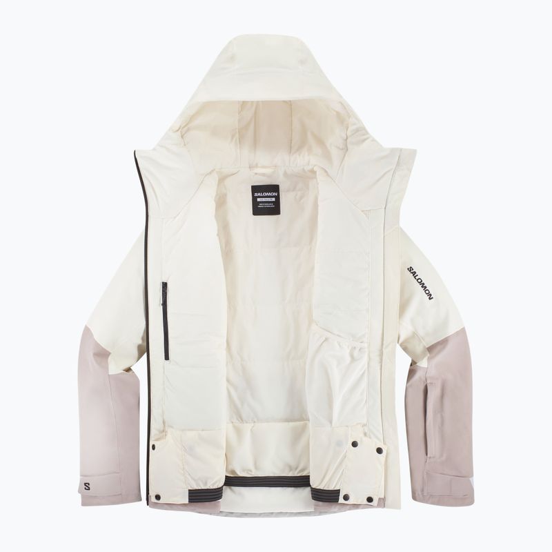 Dámská lyžařská bunda Salomon Highland whisper white/etherea 8