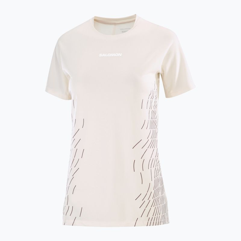 Dámské běžecké tričko Salomon Sense Aero SS Tee GFX whisper white 5