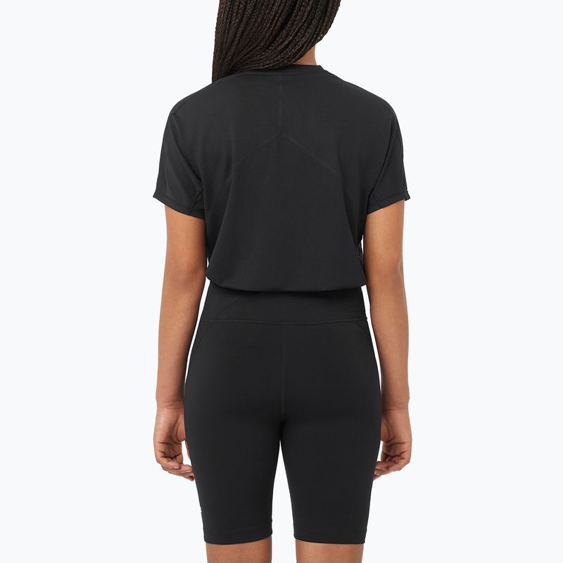 Dámské běžecké tričko Salomon Sense Aero SS Tee GFX deep black 2