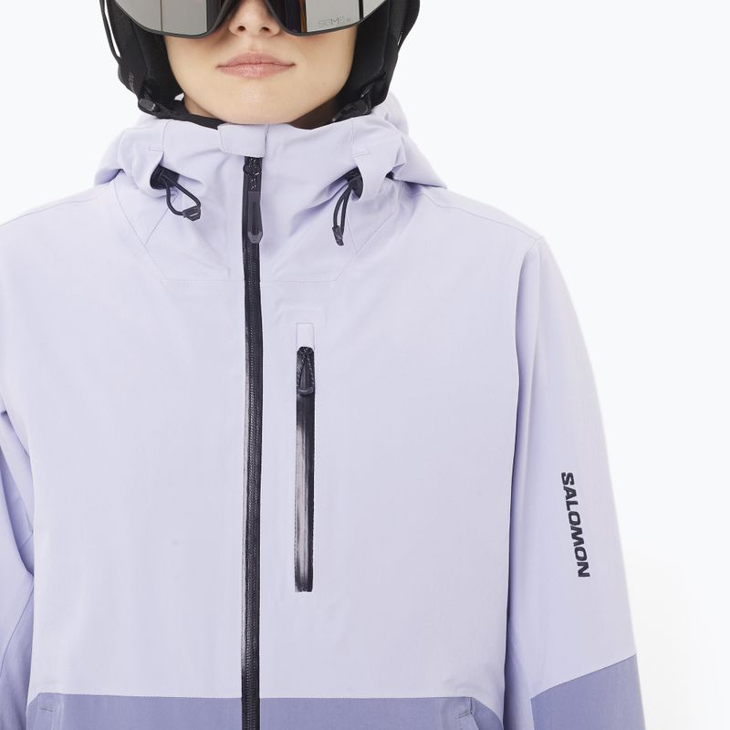 Dámská lyžařská bunda Salomon Highland cosmic sky/blue granite 3