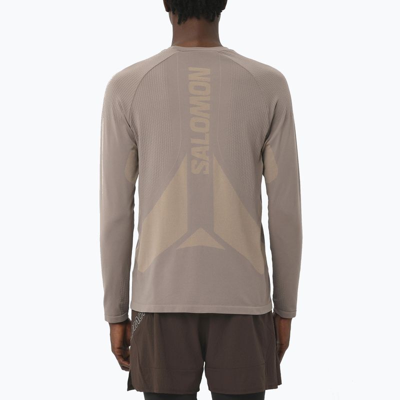 Pánské běžecké tričko Longsleeve Salomon Sense Aero Seamless Tee iron 2