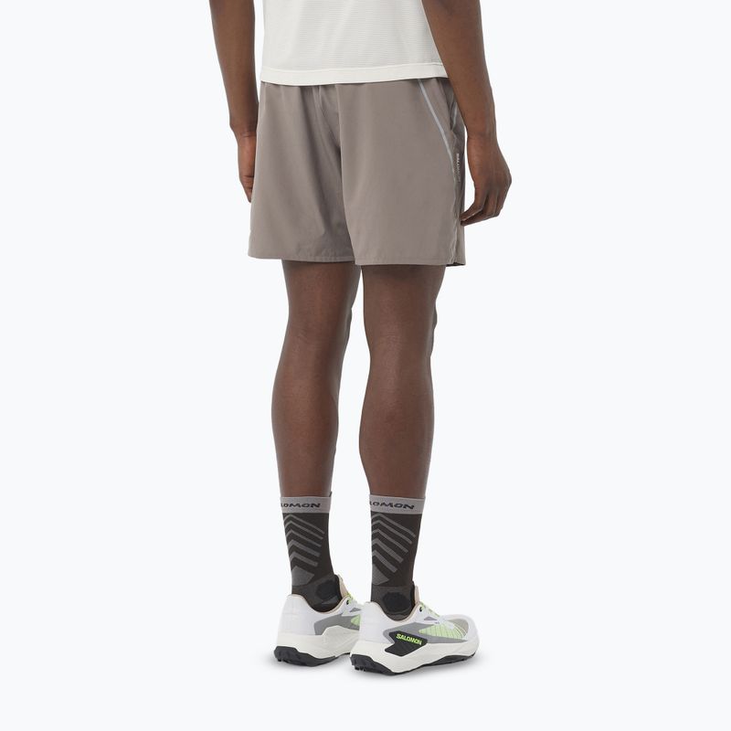 Pánské běžecké šortky Salomon Shakeout Stlr 7" iron 2