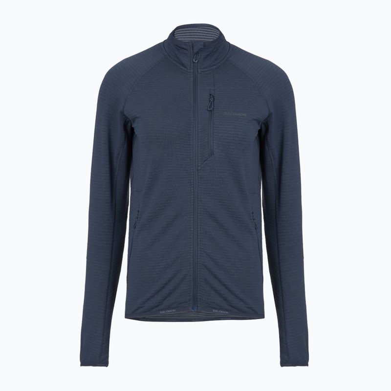 Dámská fleecová mikina Salomon Lightwarm Full Zip blue nights 5