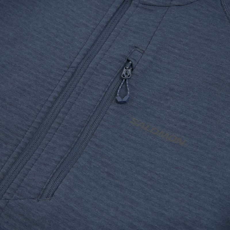 Dámská fleecová mikina Salomon Lightwarm Full Zip blue nights 7