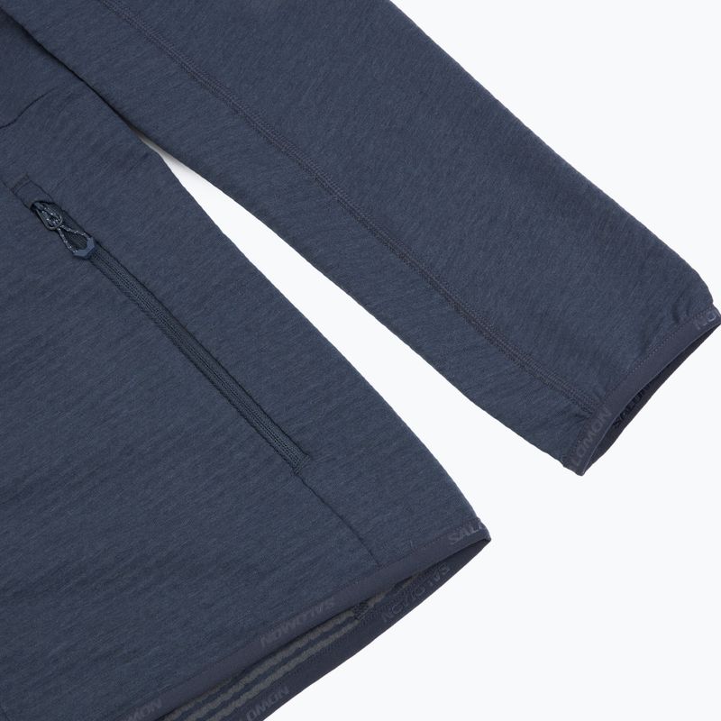 Dámská fleecová mikina Salomon Lightwarm Full Zip blue nights 8