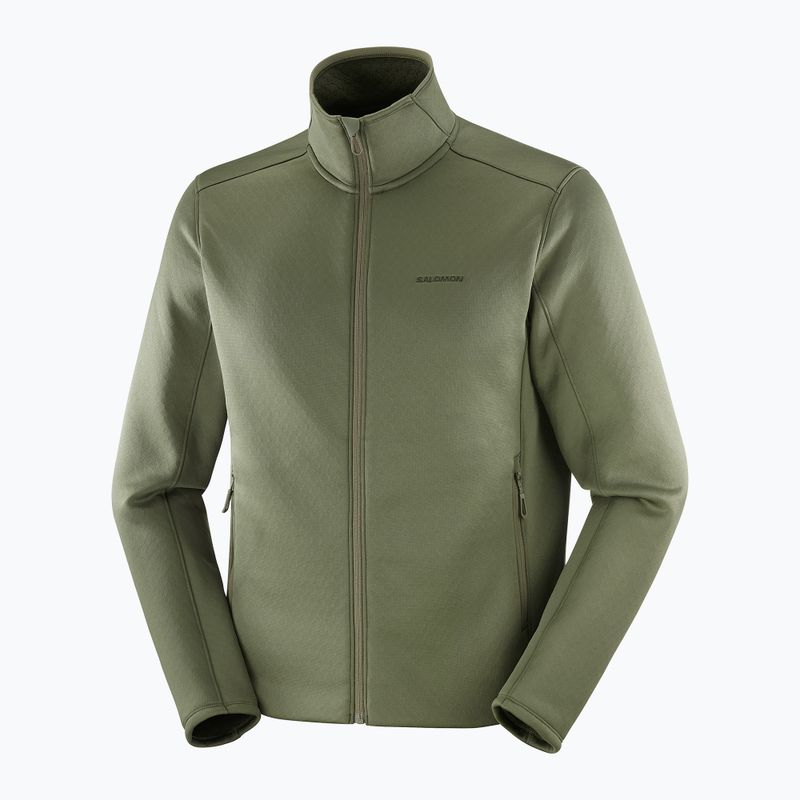 Pánská mikina Salomon Outline Warm Fleece Full Zip grape leaf 6