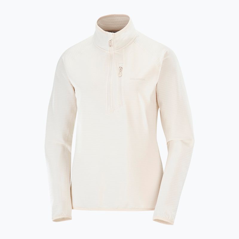 Dámská trekkingová mikina Salomon Essential Lightwarm Half Zip whisper white 5