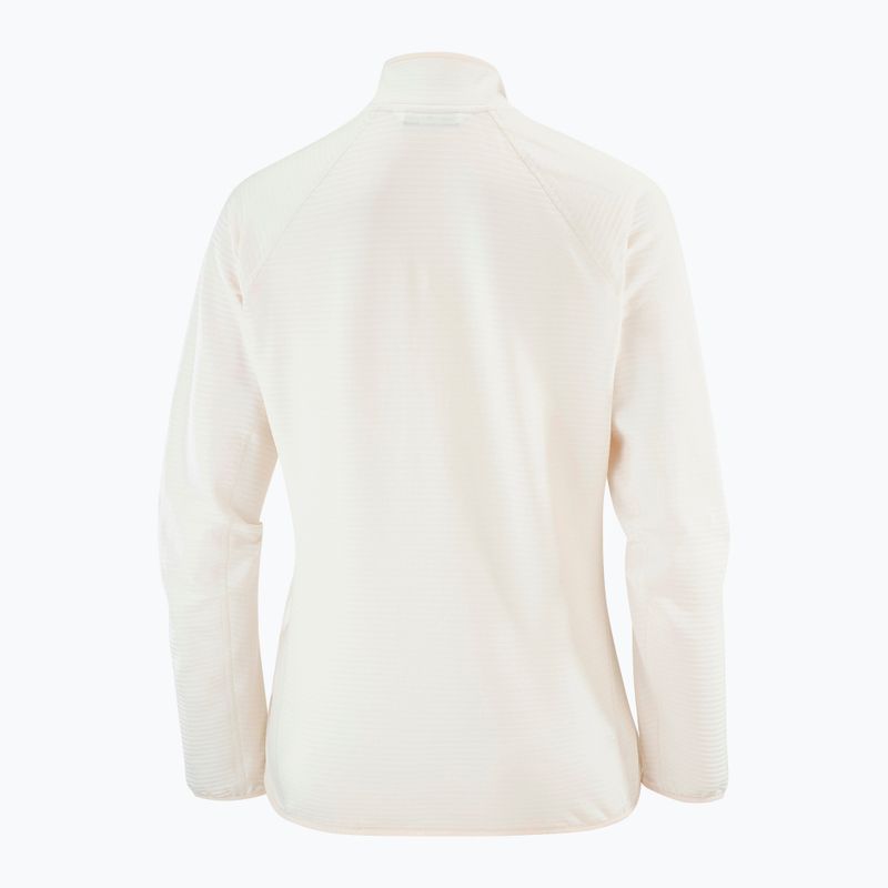 Dámská trekkingová mikina Salomon Essential Lightwarm Half Zip whisper white 6