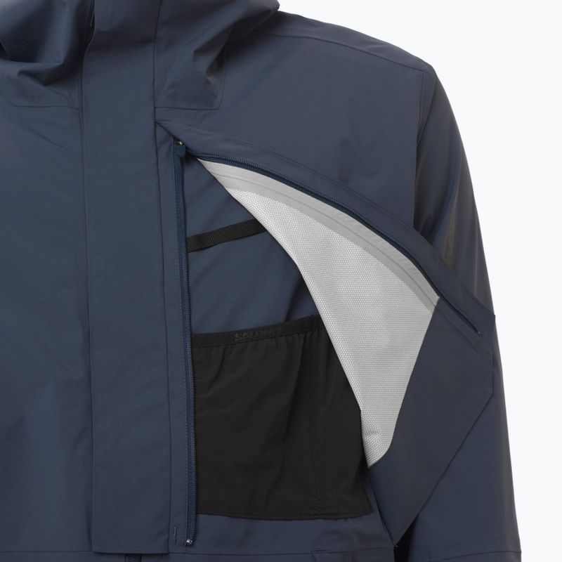 Pánská softshellová bunda Salomon Outherpath Pro 2.5 l blue nights 5