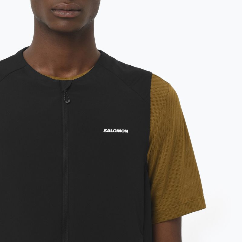 Běžecká vesta Salomon Mountain Flex Hybrid deep black 3