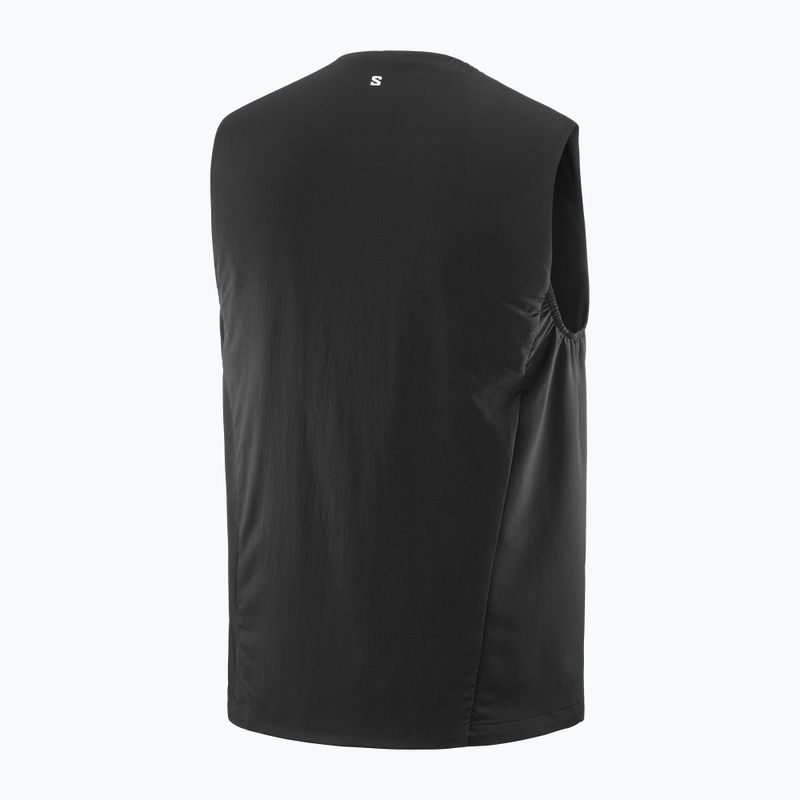 Běžecká vesta Salomon Mountain Flex Hybrid deep black 5