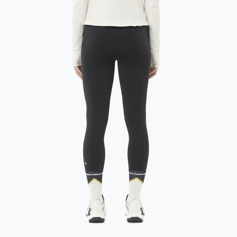 Dámské běžecké legíny Salomon Shakeout Core Warm deep black 2