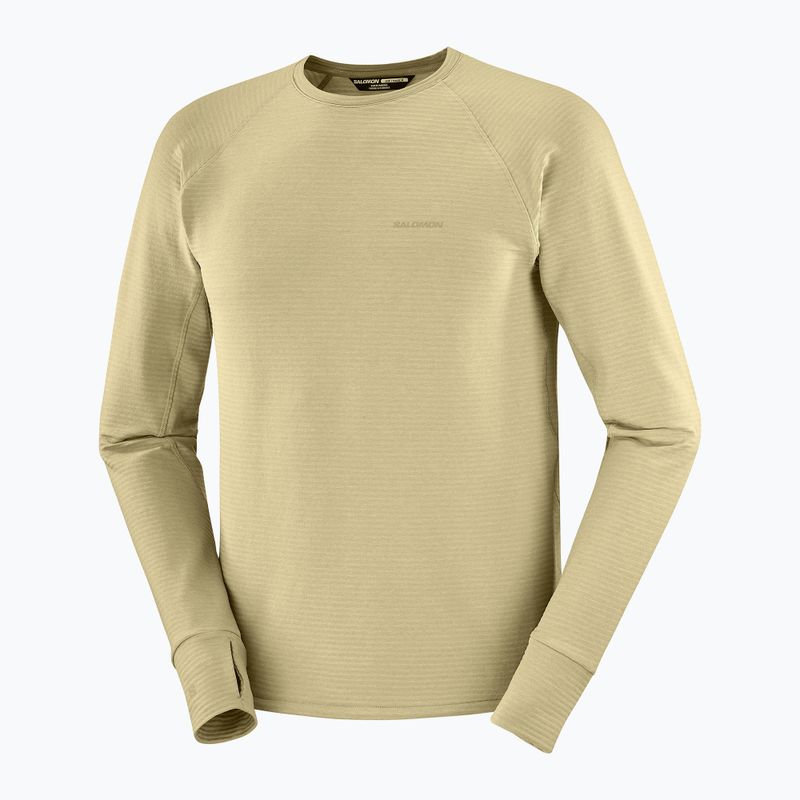 Pánská mikina Salomon Essential Lightwarm CN gray green 4