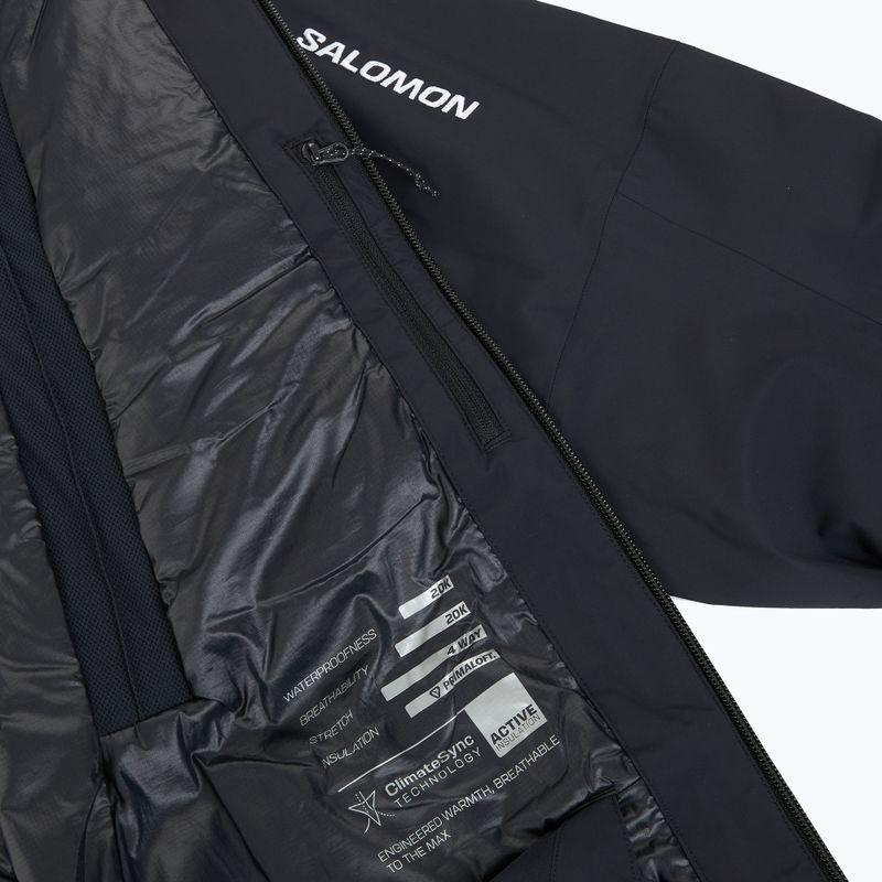 Pánská lyžařská bunda Salomon Spectral deep black 13