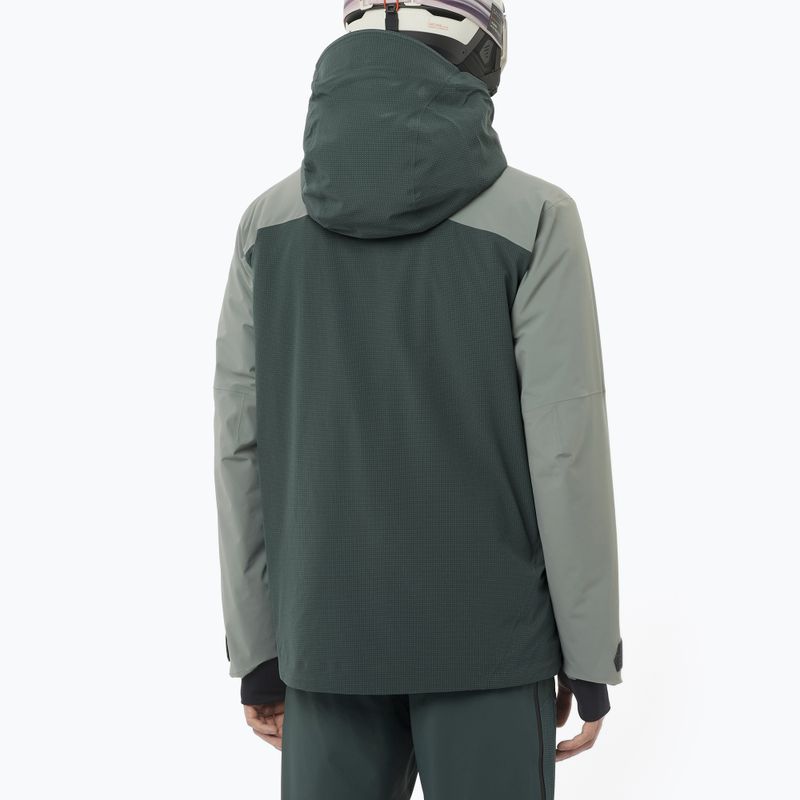 Pánská lyžařská bunda Salomon Spectral green gables/sedona 2