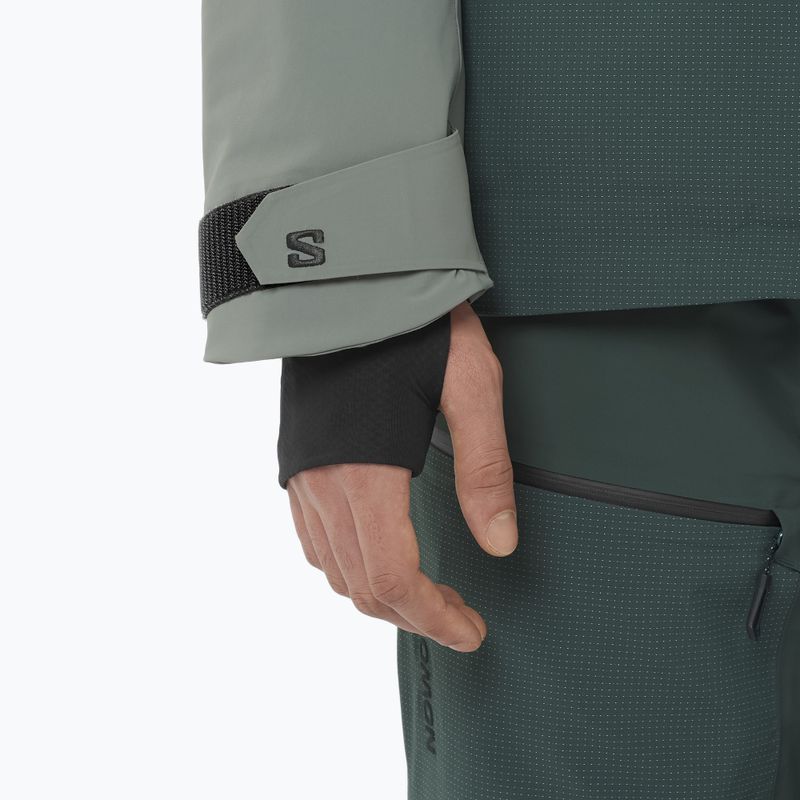 Pánská lyžařská bunda Salomon Spectral green gables/sedona 6