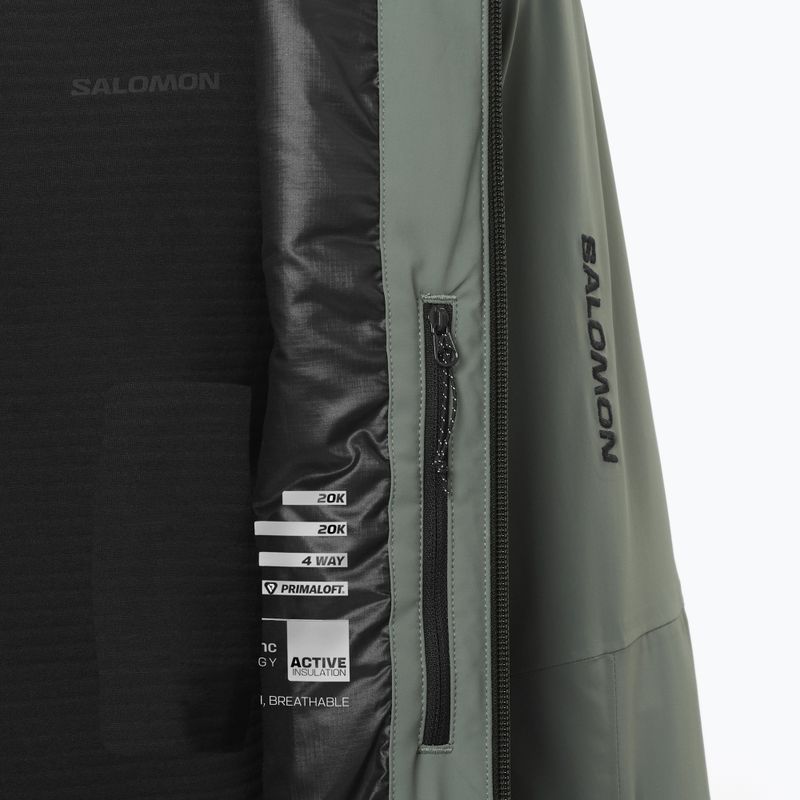 Pánská lyžařská bunda Salomon Spectral green gables/sedona 8