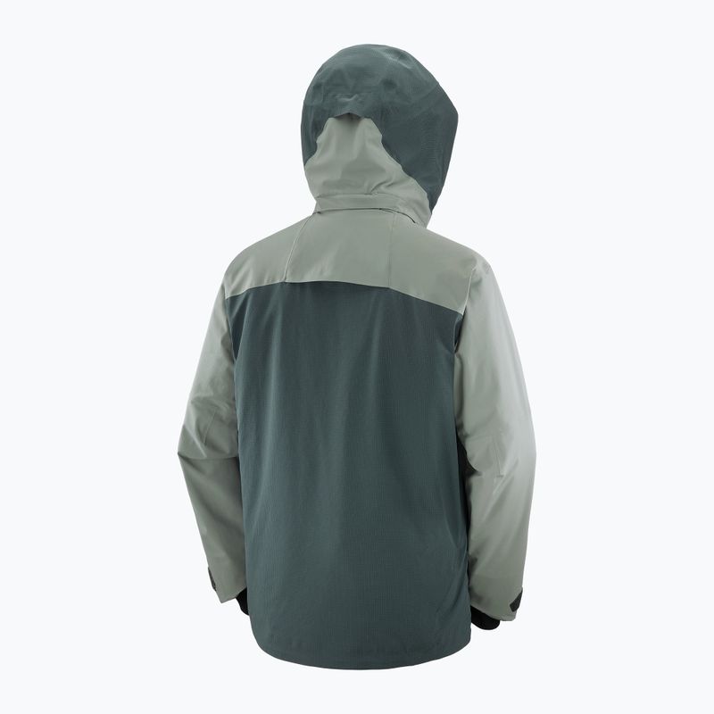 Pánská lyžařská bunda Salomon Spectral green gables/sedona 10