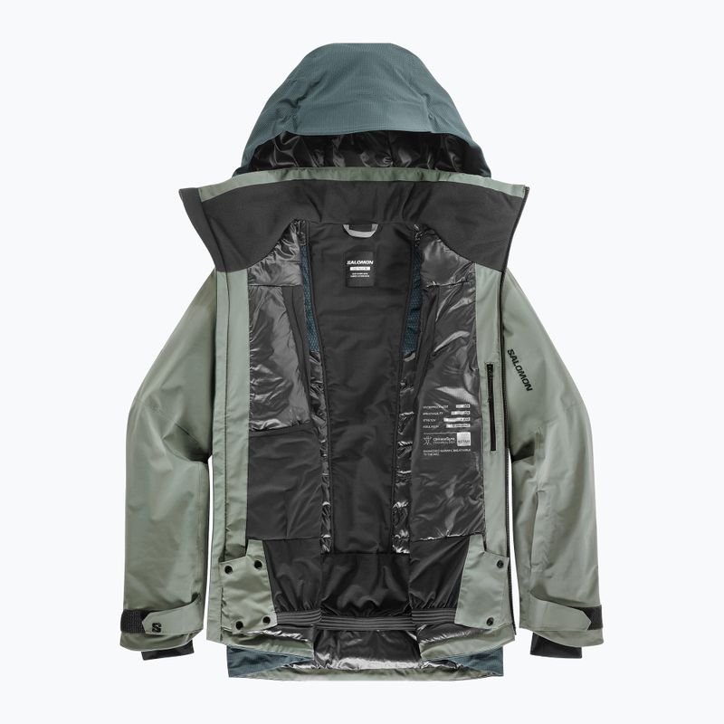 Pánská lyžařská bunda Salomon Spectral green gables/sedona 11