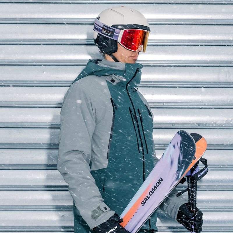 Pánská lyžařská bunda Salomon Spectral green gables/sedona 12