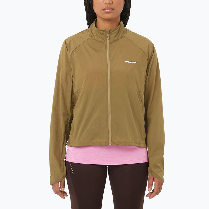 Dámská běžecká bunda Salomon Shakeout Fly brilliant olive