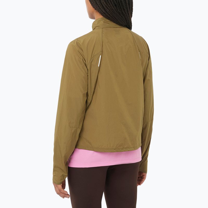 Dámská běžecká bunda Salomon Shakeout Fly brilliant olive 2