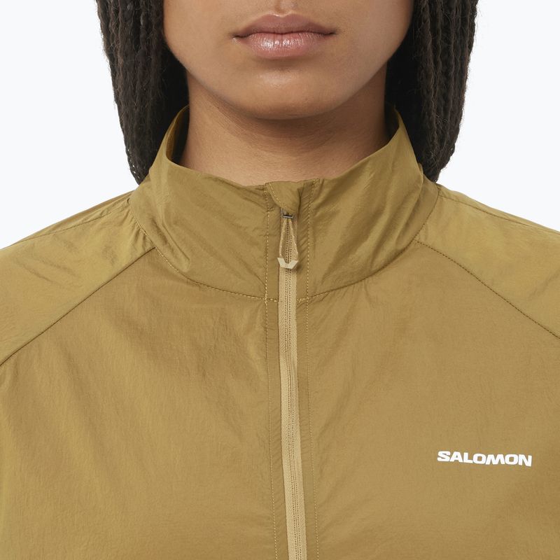 Dámská běžecká bunda Salomon Shakeout Fly brilliant olive 3