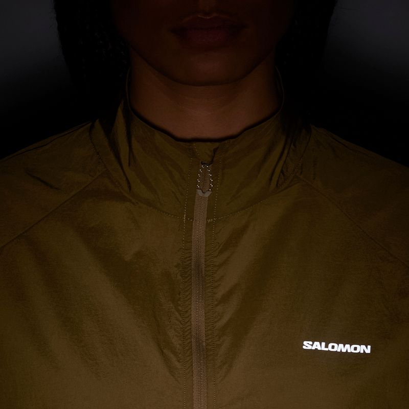 Dámská běžecká bunda Salomon Shakeout Fly brilliant olive 6