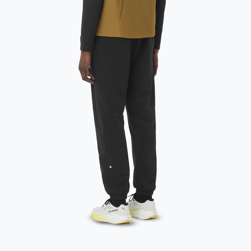 Pánské běžecké kalhoty Salomon Shakeout Hexaflow deep black 2