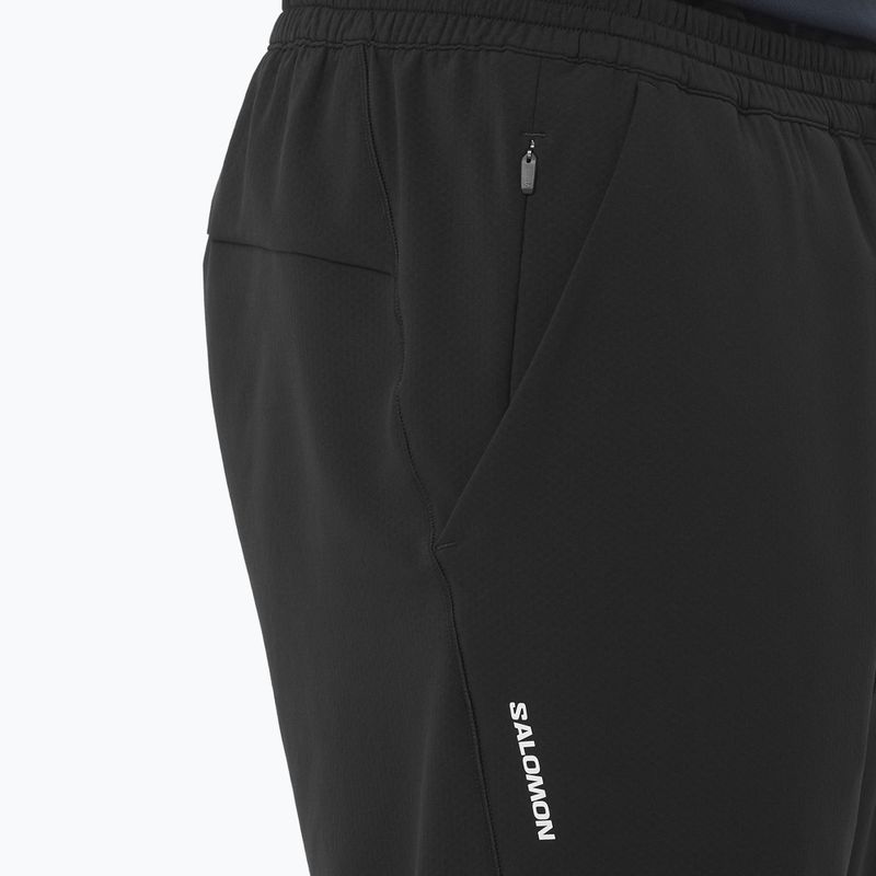 Pánské běžecké kalhoty Salomon Shakeout Hexaflow deep black 4