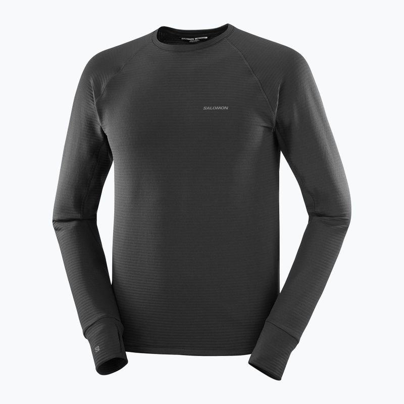Pánská mikina Salomon Essential Lightwarm CN deep black 5