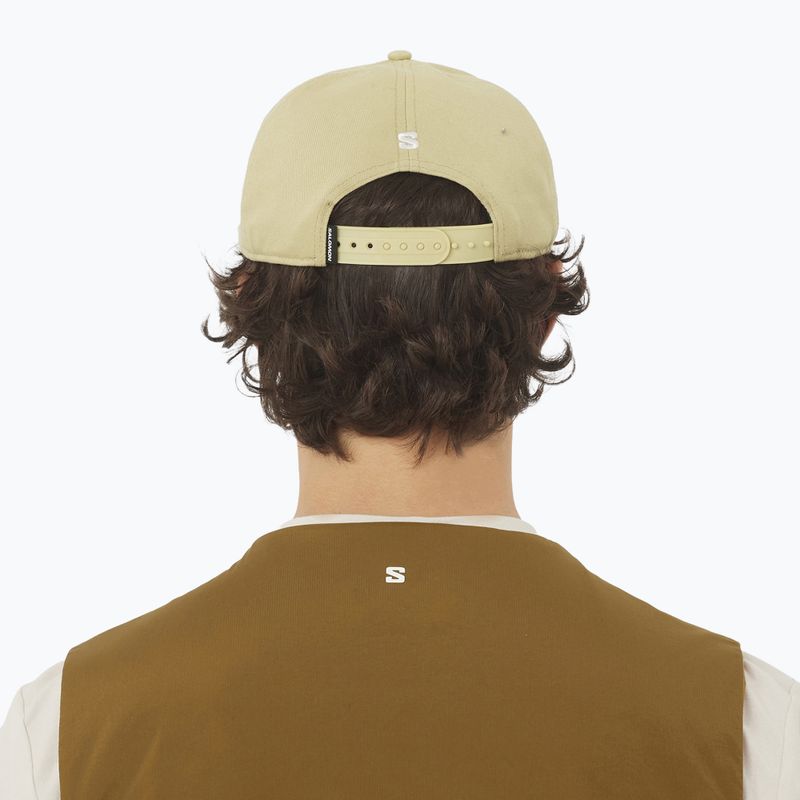 Kšiltovka Salomon Logo Flat grey green 5