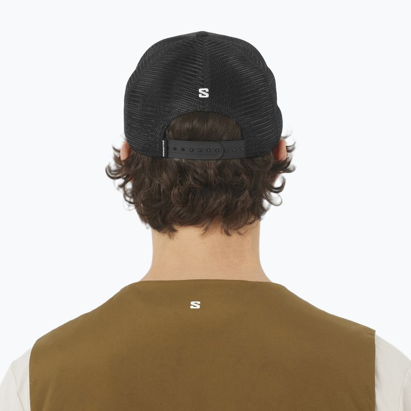 Kšiltovka Salomon Logo Trucker deep black 3