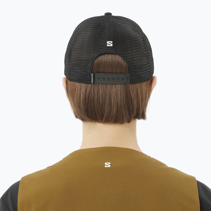 Kšiltovka Salomon Logo Trucker deep black 5