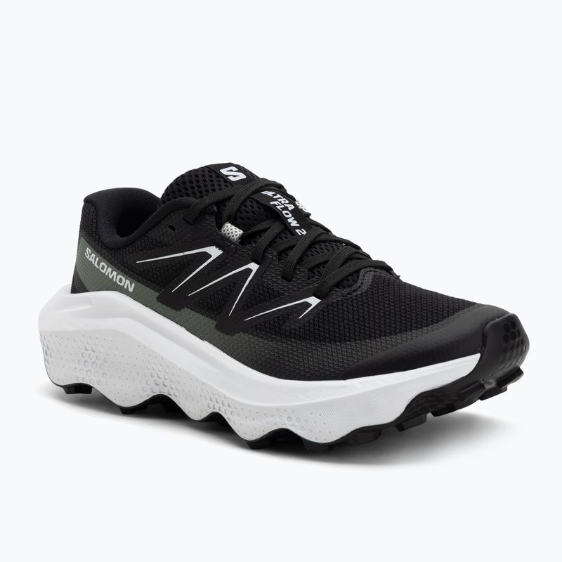 Dámské běžecké boty Salomon Ultra Flow 2 black/white/agave green
