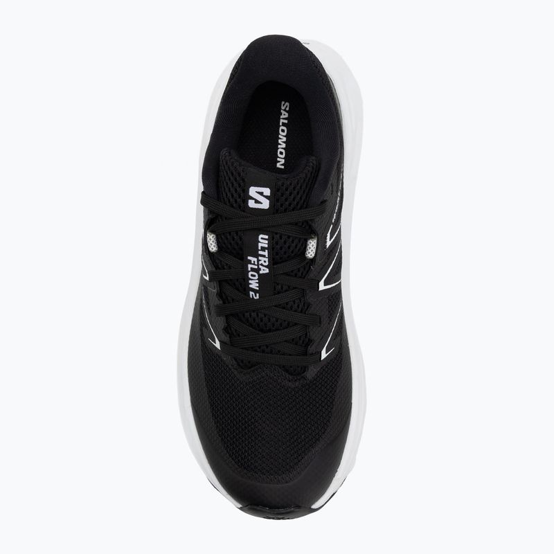 Dámské běžecké boty Salomon Ultra Flow 2 black/white/agave green 5