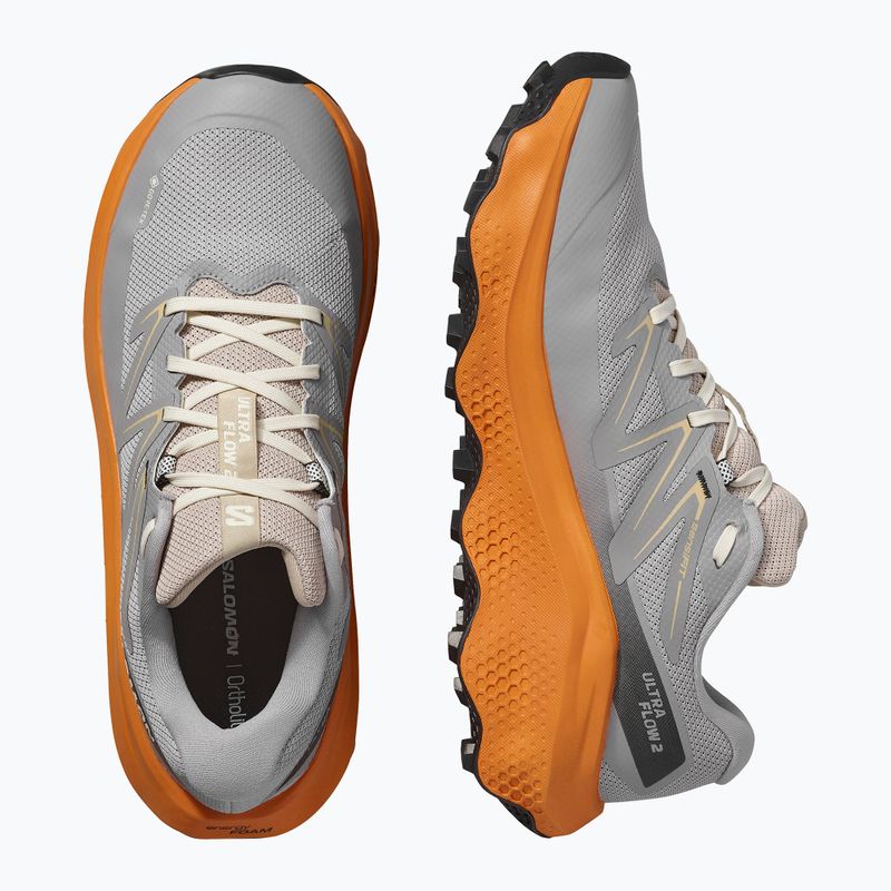 Pánské běžecké boty Salomon Ultra Flow 2 GTX gull/turmeric/white pepper 8