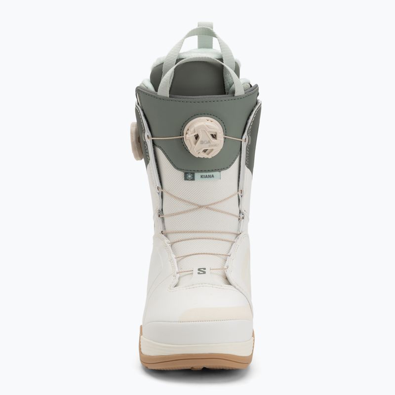 Dámské snowboardové boty Salomon Kiana Dual Boa W vanilla ice/agave green/clearly aqua 3