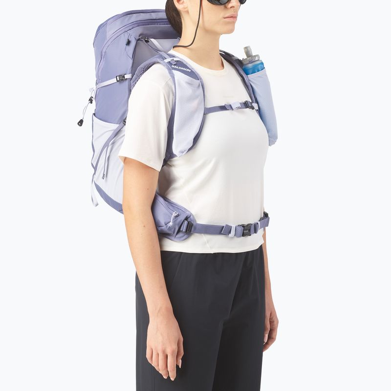Dámský turistický batoh Salomon Aerotrek 28 l heron/cosmic sky/white 4