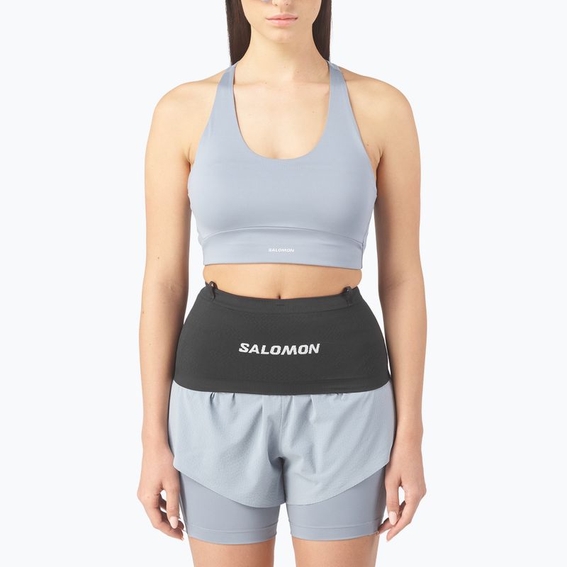 Běžecký pás Salomon ADV SKIN Seamless black/white 4