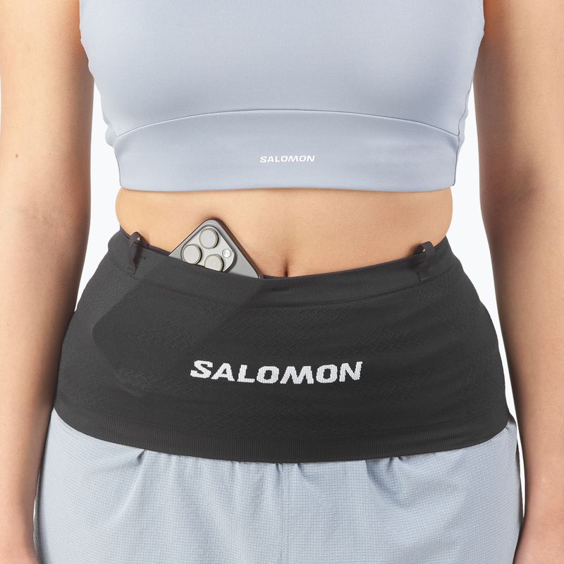 Běžecký pás Salomon ADV SKIN Seamless black/white 6