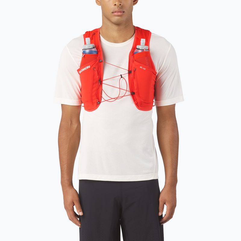 Běžecká vesta Salomon S/Lab Sense 6 Set fiery red/black 3