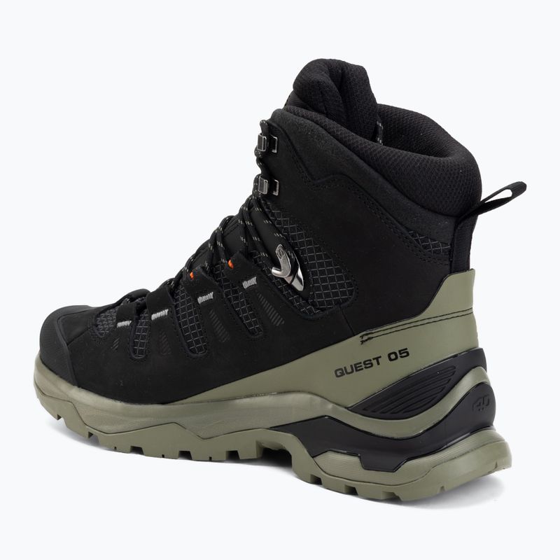 Pánské trekové boty Salomon Quest 5 GTX black/dlicgr/black 3