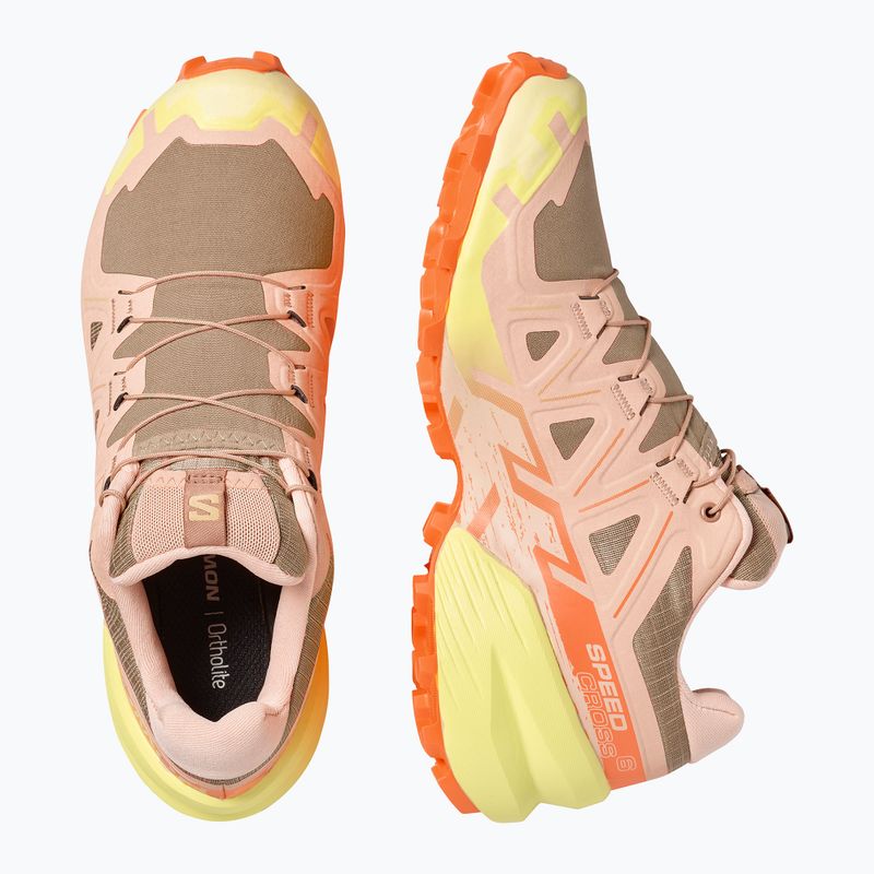Dámské běžecké boty Salomon Speedcross 6 burro/sunny lime/almond cream 6