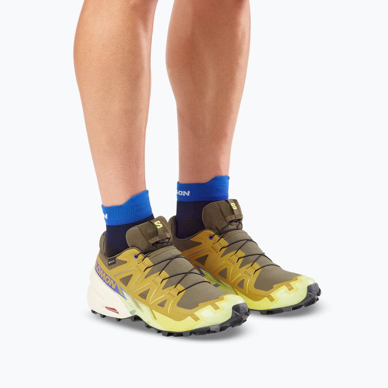 Pánské běžecké boty Salomon Speedcross 6 GTX grape leaf/aspargus green 6
