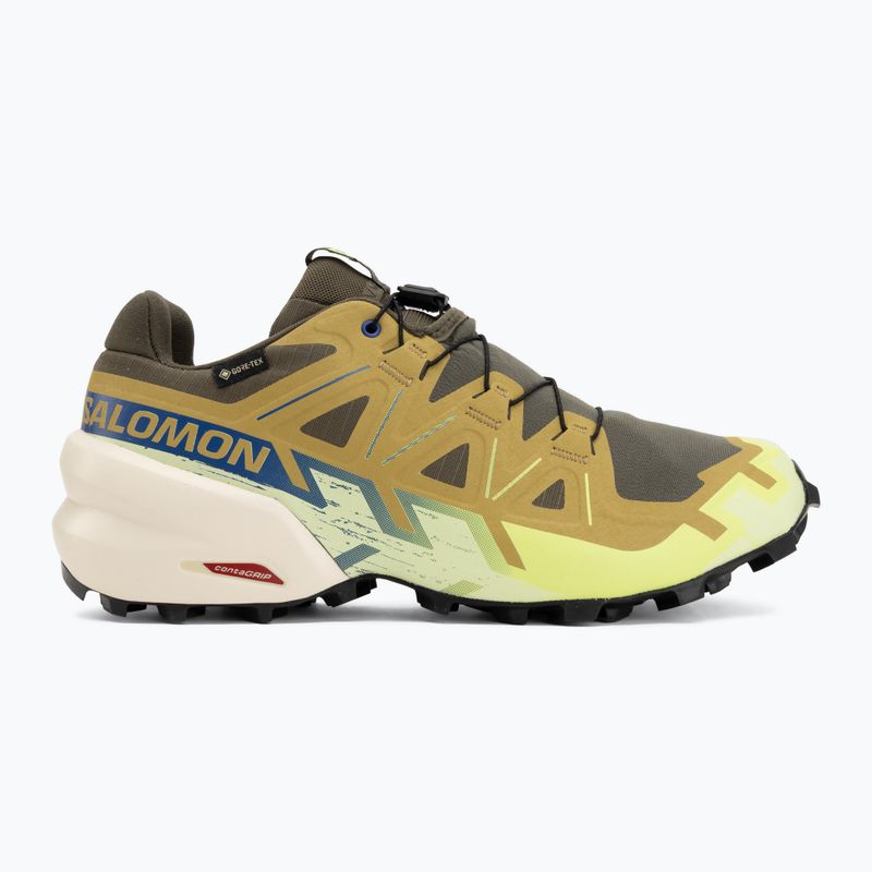 Pánské běžecké boty Salomon Speedcross 6 GTX grape leaf/aspargus green 2