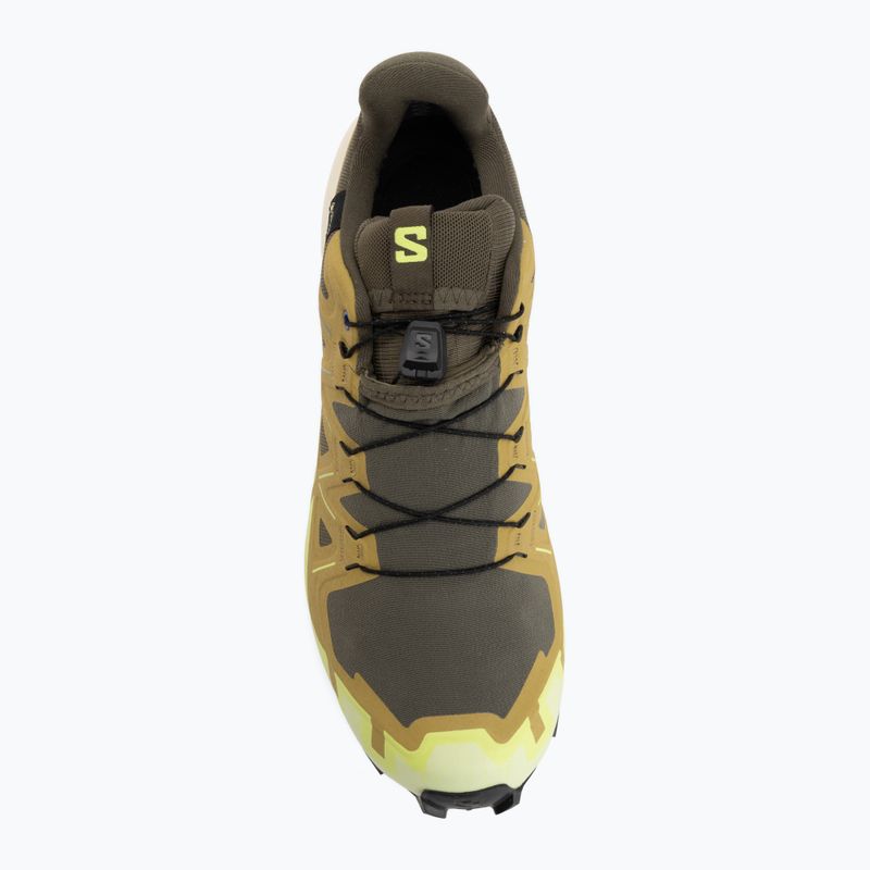 Pánské běžecké boty Salomon Speedcross 6 GTX grape leaf/aspargus green 5